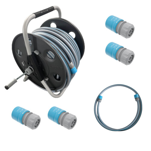 Set professionale dispenser in metallo 50m 1/2"