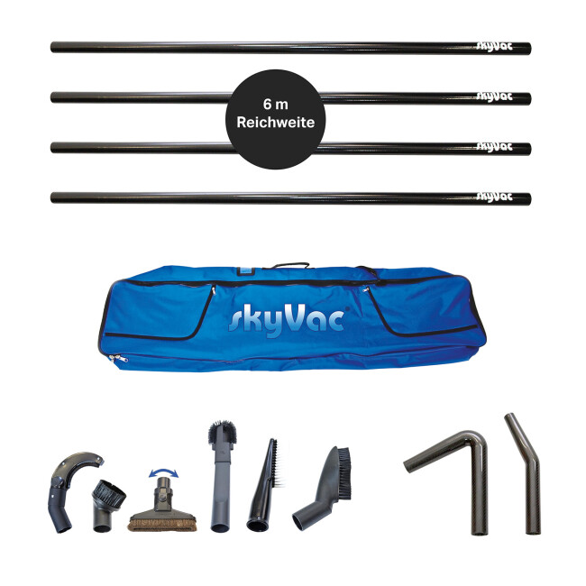 Kit de tiges SkyVac pour le nettoyage intérieur 6 mètres