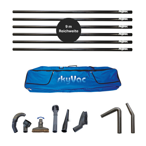 Kit de tiges SkyVac pour le nettoyage intérieur 9...