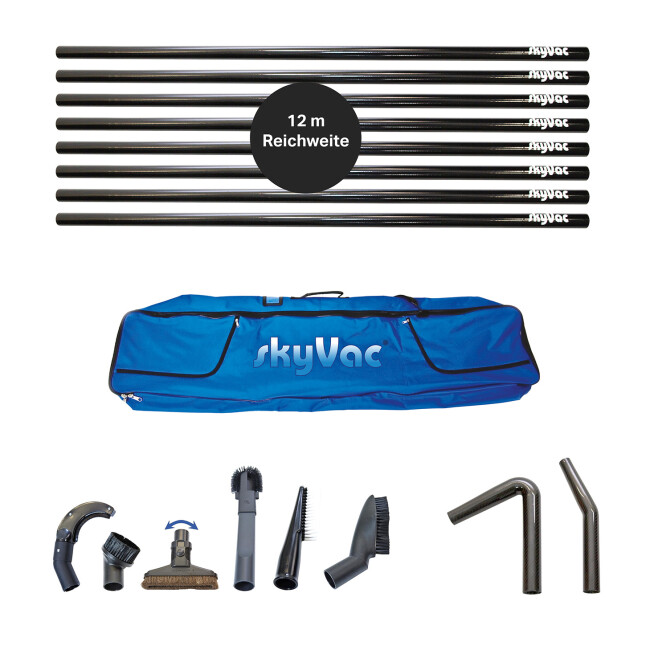 SkyVac Stangen-Set zur Innenreinigung 12 Meter