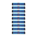 REACH-iT Tampons textiles en acier inoxydable 9 pièces pour Rocker Radial 35 cm
