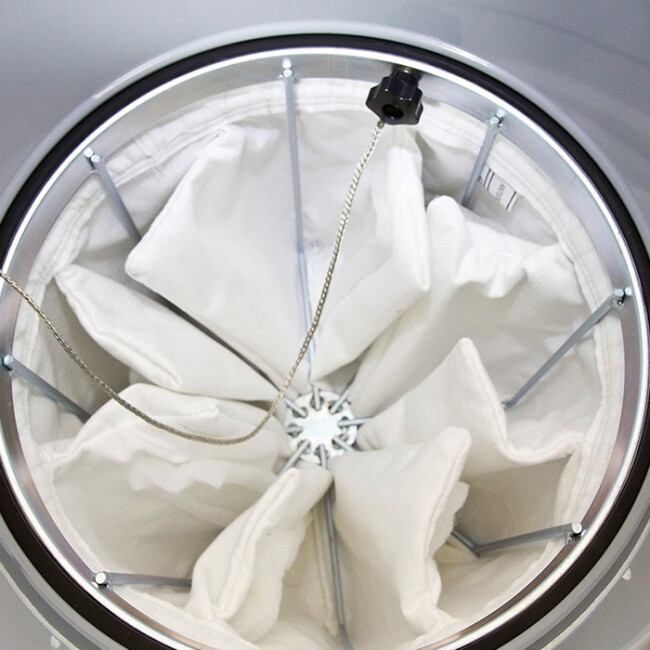 Sistema filtrante SkyVac per set di aspirapolvere professionali con protezione antideflagrante e classe di polverizzazione