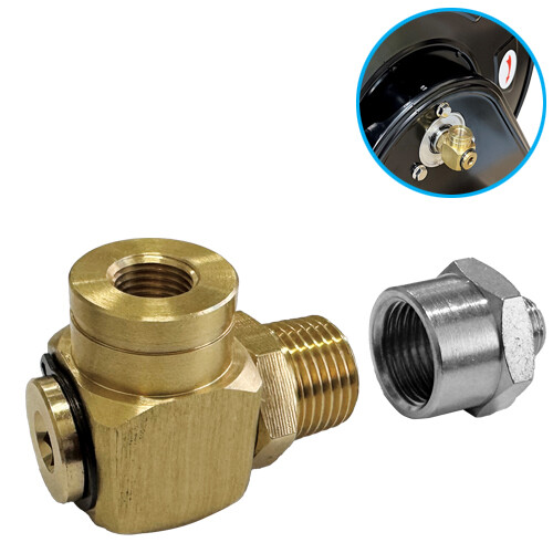 OSMOWORKS water connection for add-on hose reels