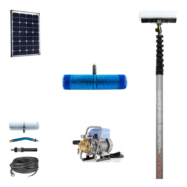 SOLA-TECS C Bundle pour le nettoyage PV sans osmoseur