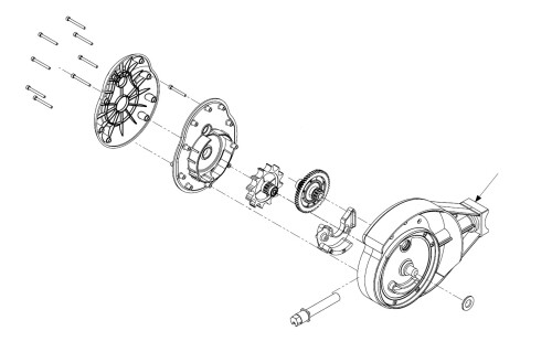 SOLA-TECS W gearbox housing right