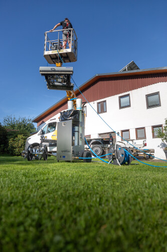 OSMOBIL MAX Impianto di osmosi da 750 litri per vetri fotovoltaici SOLAR GLASS e facciata