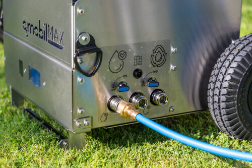 OSMOBIL MAX Impianto di osmosi da 750 litri per vetri fotovoltaici SOLAR GLASS e facciata