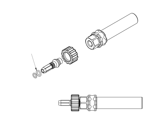 Sealing ring "large" for GARDINER adapter for...