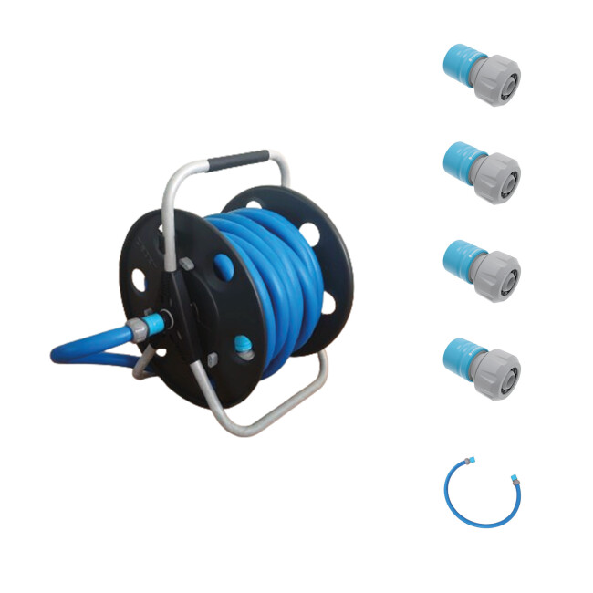 Kit professionnel dévidoir métallique 25m 3/4