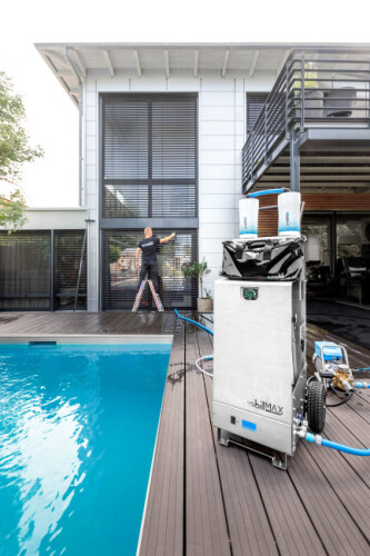 Professional XXL set for solar cleaning with lichen...