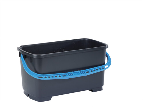 MOERMAN professional bucket black with turquoise handle 22L