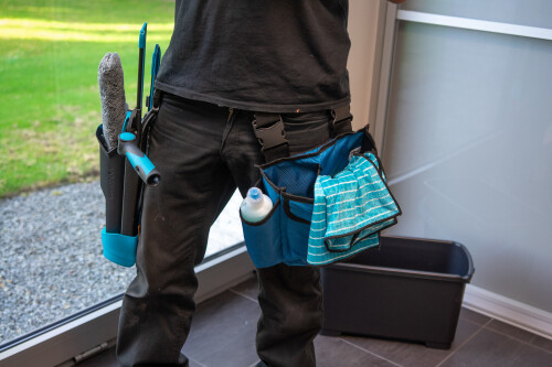 MOERMAN professional bucket black with turquoise handle 22L