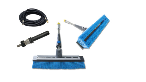 High-pressure set for solar cleaning