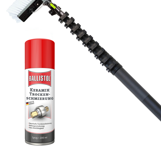 Onderhoudsproduct voor telescoopstokken van Ballistol PTFE Spray 200 ml
