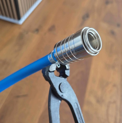 OSMOBIL Profi GARDENA kompatible Kupplung für 3/8" Schlauch Metall Weiblich