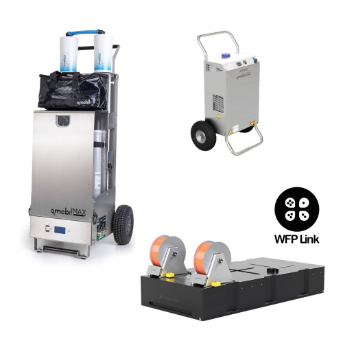 Professional vehicle installation set for osmosis cleaning