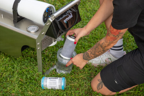OSMOBIL ONE X mobiel osmosesysteem voor reiniging met zuiver water