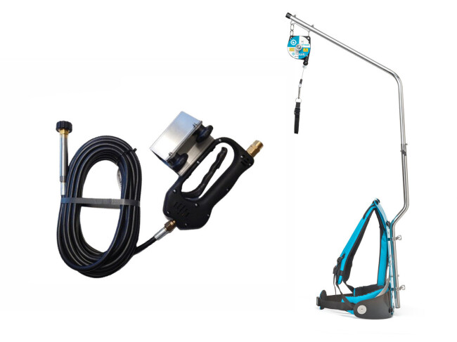 Kit haute pression pour perches télescopiques GARDINER pour élément 9 avec serre-câble Waspak