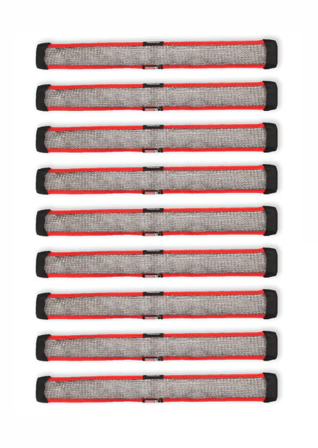 REACH-iT roestvrijstalen "kaasrasp" pads 9 stuks voor Solar Rocker 55 cm