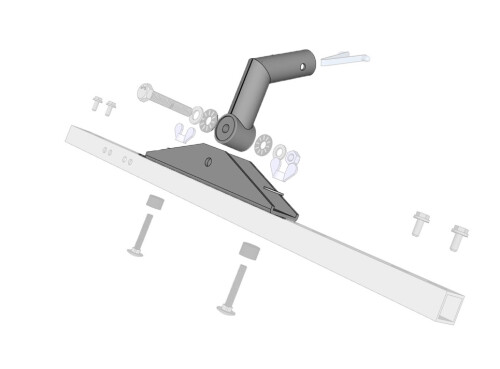 ROTAQLEEN Vario swivel joint with joint holder