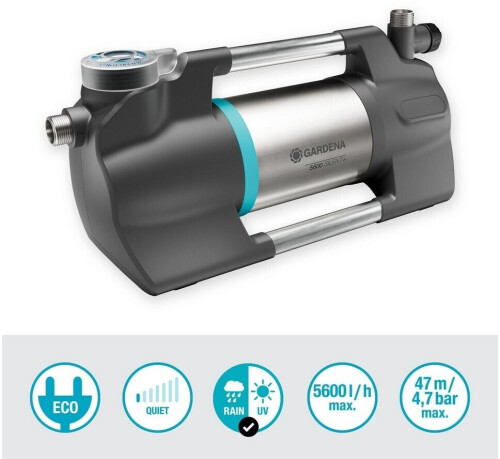 Gardena Wasserpumpe als Booster für die Osmosereinigung