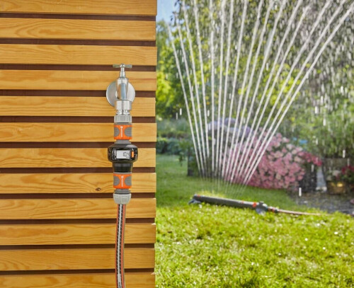 Gardena Wassermengenzähler für die Osmosereinigung