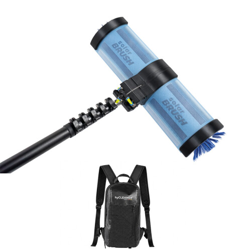 solarBRUSH 600 rotierende Bürste Solar- und Glasreinigung mit Zubehör