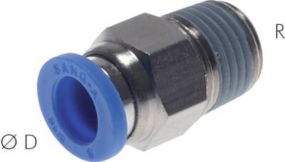 OSMOBIL straight plug-in connection R 3/8" for 10mm...